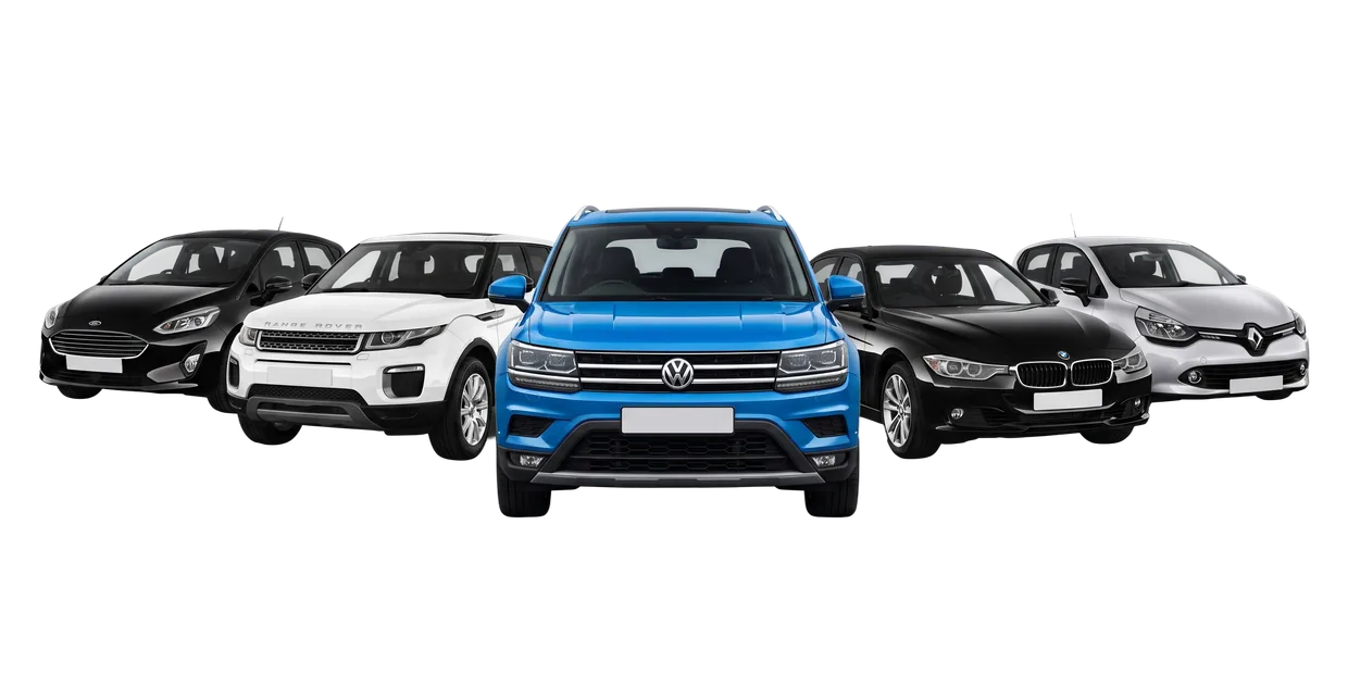 A line-up of used cars available at Hilton Garage
