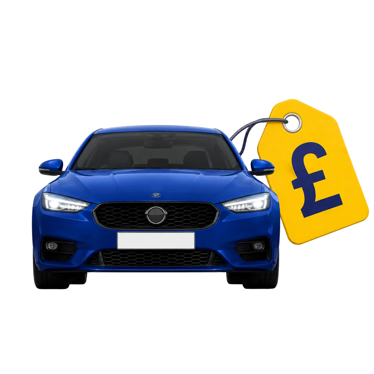 Car with a pound price tag